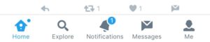 Pic of Twitter notifications